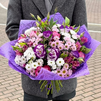 Букет "Вальс цветов" - купить с доставкой в Новокузнецке
