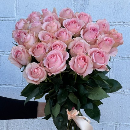 Букет из нежных розовых роз - купить с доставкой в Новокузнецке